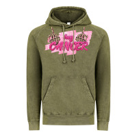 Vintage Olive Hey Cancer Vintage Hoodie - texasbilliewilder