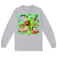 Moon Dust school seamless pattern Long Sleeve Tee - BundleAndBundleShop