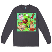 Smoke school seamless pattern Long Sleeve Tee - BundleAndBundleShop
