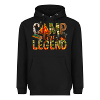 Black camp fire legend Heavyweight Hoodie - NancyCooperArtShop