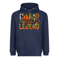 Navy camp fire legend Heavyweight Hoodie - NancyCooperArtShop