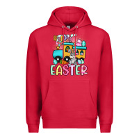 Cardinal happy easter train Premium Hoodie - Artiststas