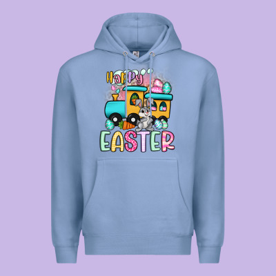 Happy Easter Train Premium Hoodie Designed By Artiststas