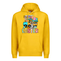 Lemon happy easter train Premium Hoodie - Artiststas