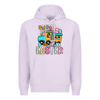 Lilac happy easter train Premium Hoodie - Artiststas