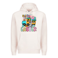 Pale Pink happy easter train Premium Hoodie - Artiststas