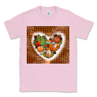 Bubblegum Pink western fall heart Classic Tee - AdoDesignShop