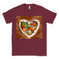 Burgundy western fall heart Classic Tee - AdoDesignShop