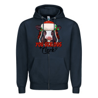 Navy you serious clark baby cow Zipper Hoodie - Jasminsmagicworld