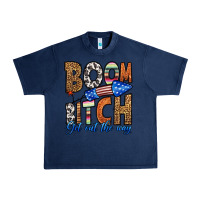 Navy boom bitch get out the way Urban Heavy Tee - HRA Design Shop