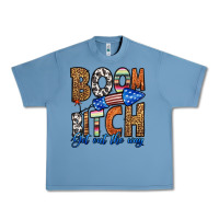 Pebble Blue boom bitch get out the way Urban Heavy Tee - HRA Design Shop