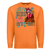 Carrot just a girl who loves chickens Premium Sweatshirt - NancyCooperArtShop