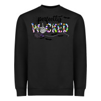 Black Perfectly Wicked Heavyweight Sweatshirt - CowhideDigitalArt
