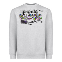 Heather Grey Perfectly Wicked Heavyweight Sweatshirt - CowhideDigitalArt