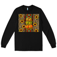 Black pumpkin Long Sleeve Tee - JahusDesignShop