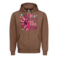 Chestnut In october we wear pink Zipper Hoodie - NancyCooperArtShop