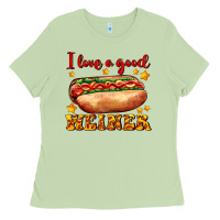 Matcha i love a good weiner Ladies Tee - AdoDesignShop