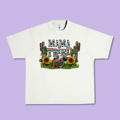 Mama Tried1 Urban Heavy Tee Designed By Cowhidedigitalart