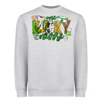 St Patricks Day One Lucky Nurse Heavyweight Sweatshirt | Teevron