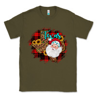 Army Green texas santa wood slice ornament Classic Tee - JahusDesignShop