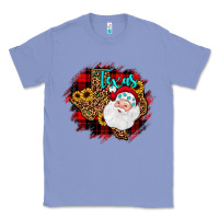 Colony Blue texas santa wood slice ornament Classic Tee - JahusDesignShop