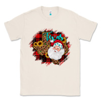 Natural texas santa wood slice ornament Classic Tee - JahusDesignShop