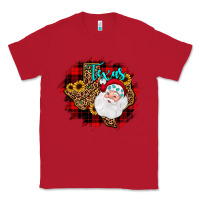 Red texas santa wood slice ornament Classic Tee - JahusDesignShop