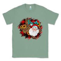 Sage texas santa wood slice ornament Classic Tee - JahusDesignShop