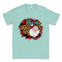 Seafoam texas santa wood slice ornament Classic Tee - JahusDesignShop