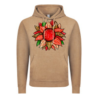Vintage Coffee strawberry sunflower Vintage Hoodie - Zillion Design Studio