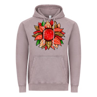 Vintage Zinc strawberry sunflower Vintage Hoodie - Zillion Design Studio