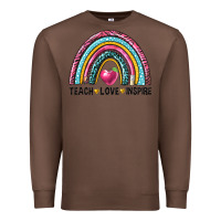 Chestnut rainbow teach love inspire Premium Sweatshirt - NancyCooperArtShop