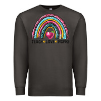 Smoke rainbow teach love inspire Premium Sweatshirt - NancyCooperArtShop