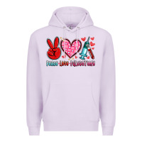 Lilac peace love phlebotomy Premium Hoodie - Artiststas