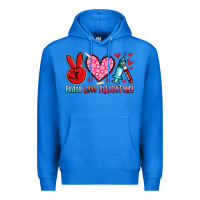 True Royal peace love phlebotomy Premium Hoodie - Artiststas