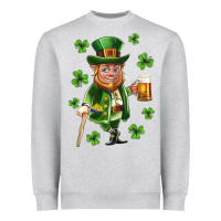 Heather Grey st patricks elf Heavyweight Sweatshirt - Neo Western