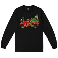 Black christmas truck Long Sleeve Tee - JahusDesignShop