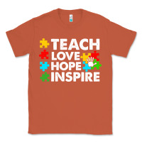 Copper Teach Love Hope Inspire Classic Tee - CowhideDigitalArt
