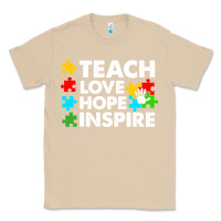 Mushroom Teach Love Hope Inspire Classic Tee - CowhideDigitalArt
