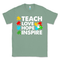 Sage Teach Love Hope Inspire Classic Tee - CowhideDigitalArt