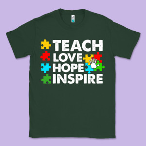 Teach Love Hope Inspire Classic Tee Designed By Cowhidedigitalart