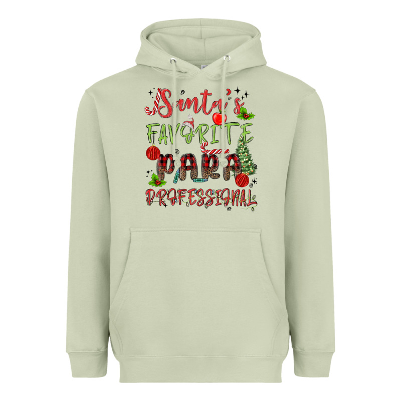 Santa's Favorite Para Professional Heavyweight Hoodie by MaliasSmallBusiness | Teevron