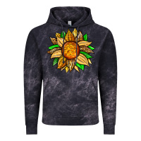 Cloud Black pineapple sunflower Vintage Hoodie - Zillion Design Studio