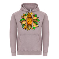 Vintage Zinc pineapple sunflower Vintage Hoodie - Zillion Design Studio