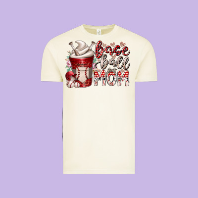 Baseball Mom Coffee Vintage Tee Designed By Racoondesign