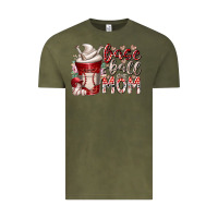 Vintage Olive baseball mom coffee Vintage Tee - RacoonDesign