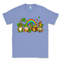 Colony Blue st patricks gnomes with rainbow Classic Tee - AdoDesignShop