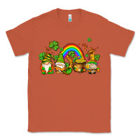 Copper st patricks gnomes with rainbow Classic Tee - AdoDesignShop
