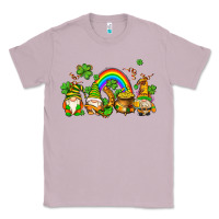 Lilac st patricks gnomes with rainbow Classic Tee - AdoDesignShop