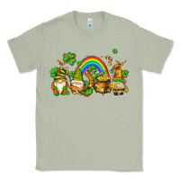 Matcha st patricks gnomes with rainbow Classic Tee - AdoDesignShop